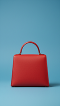 Sac à main cuir rouge vif