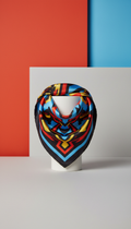 Foulard soie imprimée bleu ciel